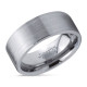 Luxury Brushed Tungsten Ring For Men Promise or Wedding Band